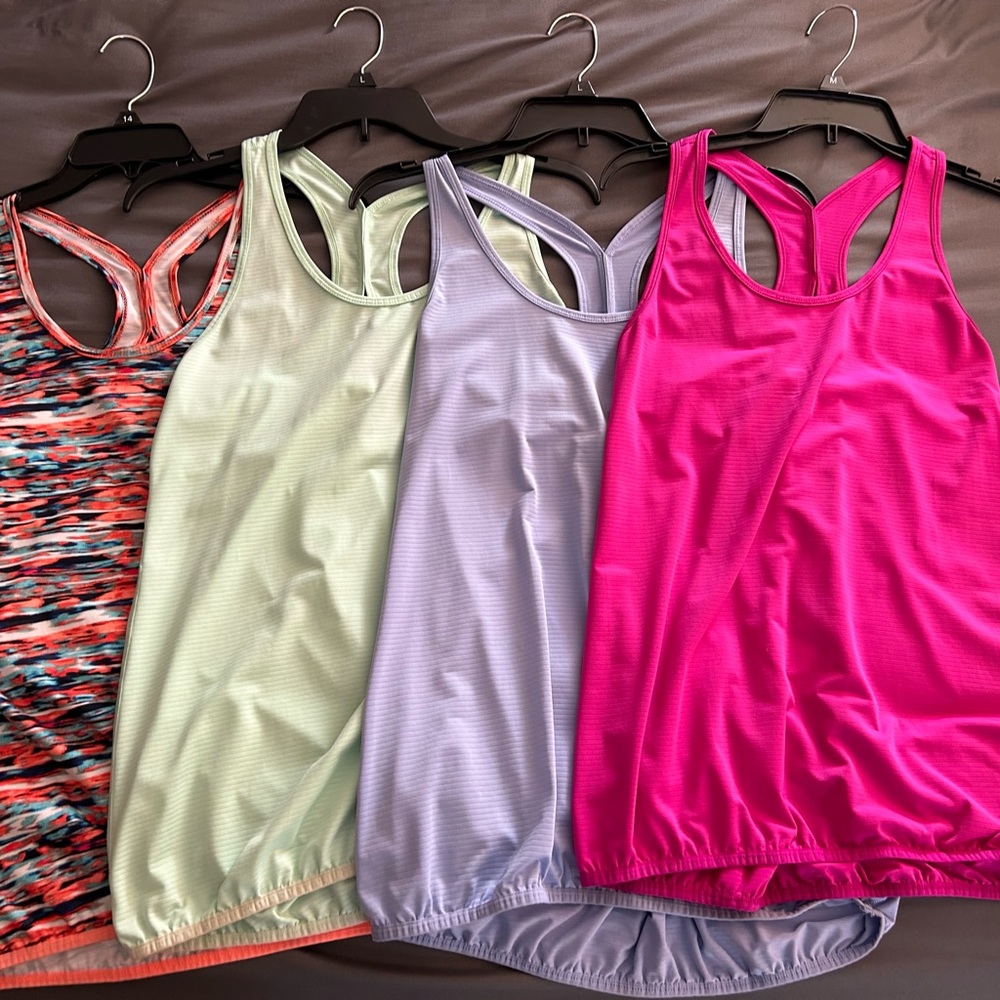 4 Medium exercise tops